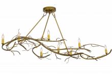  152375 - 57"L Winter Solstice 8 LT Oblong Chandelier