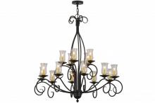  156193 - 48"W Sienna 15 LT Two Tier Chandelier