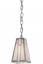  157995 - 5"Sq Double Bar Mission Mini Pendant