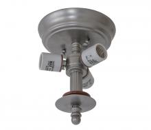  168857 - 6.5"W Nickel 3 LT Flushmount Hardware