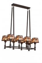  170354 - 38"L Balsam Pine 8 LT Oblong Chandelier