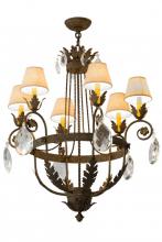  180943 - 26" Wide Antonia 6 Light Chandelier