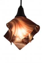  184887 - 10" Wide Handkerchief Chambord Swirl Pendant