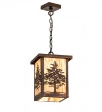  194234 - 10" Square Tamarack Pendant