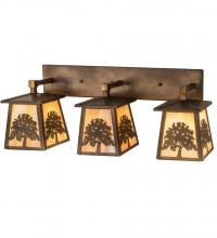  194756 - 32" Long Oak Tree 3 Light Vanity Light