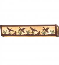  201030 - 24" Wide Ducks in Flight Vanity Light