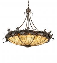  218054 - 40" Wide Greenbriar Oak Inverted Pendant