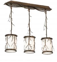  232925 - 32" Long Branches 3 Light Island Pendant