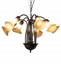  236538 - 26" Wide Tiffany Pond Lily 7 Light Chandelier