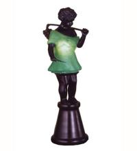  24092 - 15.5"H Silhouette Bacchus Boy Accent Lamp