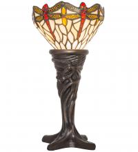  247528 - 15" High Tiffany Hanginghead Dragonfly Mini Lamp