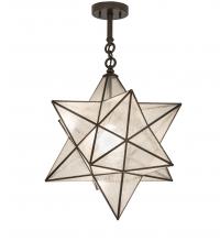  249905 - 21" Wide Moravian Star Semi-Flushmount