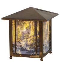  37476 - 13" High Maxfield Parrish The Glen Lantern Accent Lamp