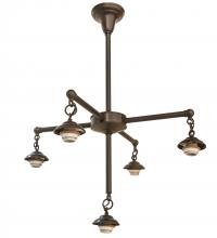  51805 - 25" Wide Craftsman 5 Light Chandelier Hardware