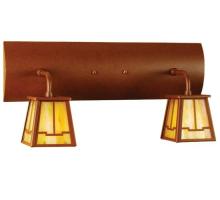  66086 - 18"W Bungalow Valley View 2 LT Vanity Light