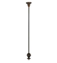 Meyda Blue 74257 - 5"W Revival Vintage Copper 1 LT Deco Ball Pendant Hardware