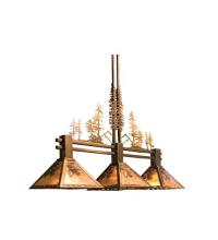  82171 - 45"L Winter Pine Tall Pines 3 LT Island Pendant