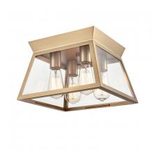  AC11853BB - Lucian 4 Light Flushmount Brushed Brass