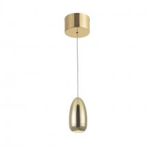  AC6650GD - Royal Pearl Collection Integrated LED Pendant, Gold