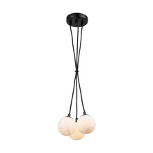  AC7463BK - Camila Collection 3-Light Pendant Black