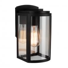  AC8690BK - Lakewood Collection 1-Light Exterior Wall Light, Matte Black