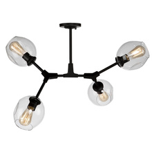  JA14024BK - Organic JA14024BK Semi Flush