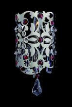  10242-007-SE000 - Bizet 1 Light Wall Bracket W/Swarovski Elements Crystal W/Black Pearl