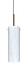  1BC-493019-LED-BR-L - Besa Copa LED Pendant Carrera Bronze 1x9W LED, 15Ft. Cord