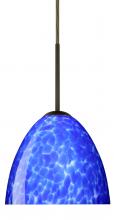  1BC-757286-MED-BR - Besa Sasha Pendant Bronze Blue Cloud 1x50W B10 Med