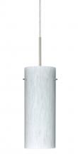  1JT-412319-SN-L - Besa Stilo 10 Pendant Satin Nickel Carrera 1x100W Medium Base, 15Ft. Cord