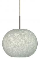  1JT-477619-LED-BR - Besa Luna LED Pendant Carrera Bronze 1x9W LED