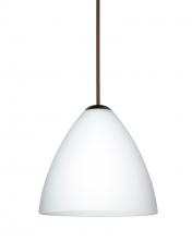  1XC-177907-BR - Besa Pendant Mia Bronze Opal Matte 1x50W Halogen