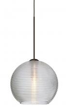  1XC-461500-BR - Besa Pendant Kristall 6 Bronze Clear 1x35W Halogen