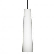  1XC-567407-BK - Besa Camino Pendant Black Opal Matte 1x50W Halogen