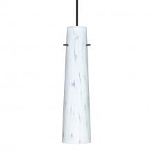  1XC-567419-BK - Besa Camino Pendant Black Carrera 1x50W Halogen