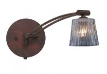  1WW-514500-BR - Besa Wall Nico 3 Bronze Clear Stone 1x50W Halogen Gy6.35