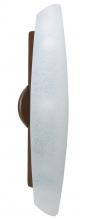  2729ST-BR - Besa Wall Aero 21 Bronze Stucco 3x60W A15