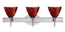  3SW-177941-LED-CR - Besa Wall Mia Chrome Garnet 3x5W LED