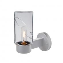  BLINKCL-WALL-SL - Blink Outdoor Sconce, Clear/Clear, Silver Finish, 1x60W Medium Base