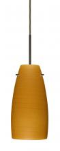  J-1512OK-BR-L - Besa Tao 10 Pendant For Multiport Canopy Bronze Oak 1x100W Medium Base, 15Ft. Cord