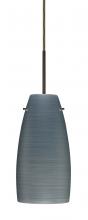  J-1512TN-BR-L - Besa Tao 10 Pendant For Multiport Canopy Bronze Titan 1x100W Medium Base, 15Ft. Cord