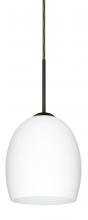  J-169707-BR - Besa Lucia Pendant For Multiport Canopy Bronze Opal Matte 1x75W Medium Base