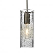  J-JUNI10CL-BR-L - Besa, Juni 10 Pendant For Multiport Canopy, Clear Bubble, Bronze, 1x60W Medium Base,