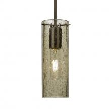  J-JUNI10LT-BR-L - Besa, Juni 10 Pendant For Multiport Canopy, Latte Bubble, Bronze, 1x60W Medium Base,