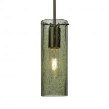  J-JUNI10MS-BR-L - Besa, Juni 10 Pendant For Multiport Canopy, Moss Bubble, Bronze, 1x60W Medium Base, 1