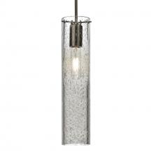  J-JUNI16CL-BR-L - Besa, Juni 16 Pendant For Multiport Canopy, Clear Bubble, Bronze, 1x60W Medium Base,