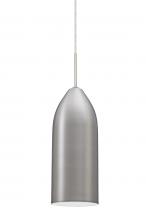  J-LINDWH-LED-SN - Besa, Lindy Pendant For Multiport Canopy, White, Bronze Finish, 1x9W LED