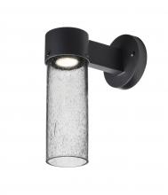  JUNI10CL-WALL-LED-BK - Besa, Juni 10 Outdoor Sconce, Clear Bubble, Black Finish, 1x4W LED