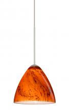  RXP-1779HB-SN-L - Besa Pendant Mia Satin Nickel Habanero 1x50W Halogen, 15Ft. Cord