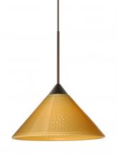  RXP-282490-LED-BR-L - Besa Pendant Kona Bronze Mango Starpoint 1x5W LED, 15Ft. Cord